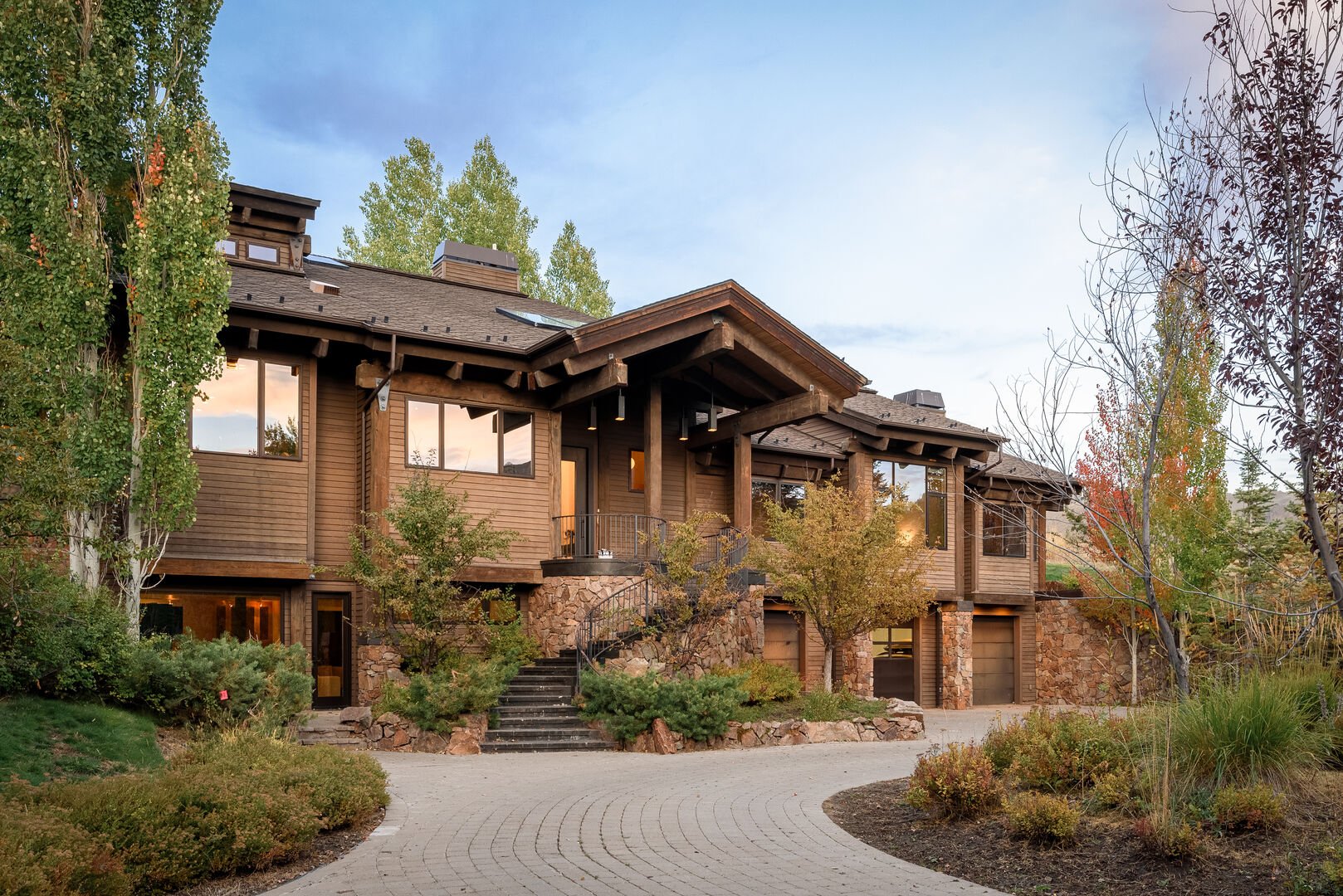 exterior of our Luxury Rental in Sun Valley Idaho