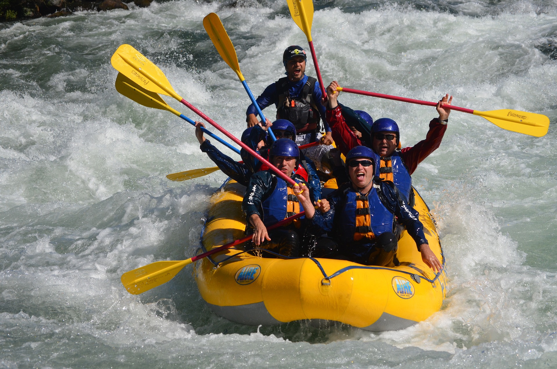 Enjoy rafting and other Sun Valley water sports