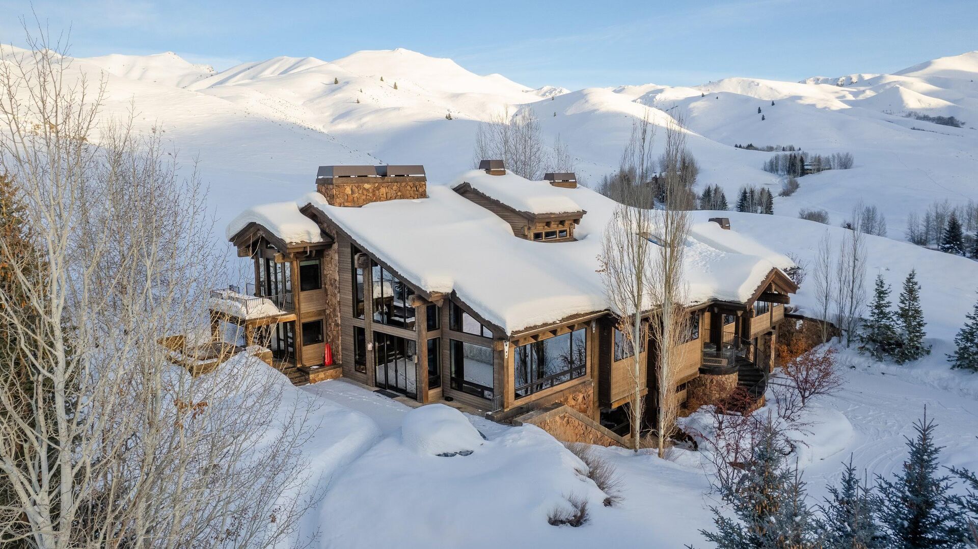 A snowy Sun Valley vacation rental 