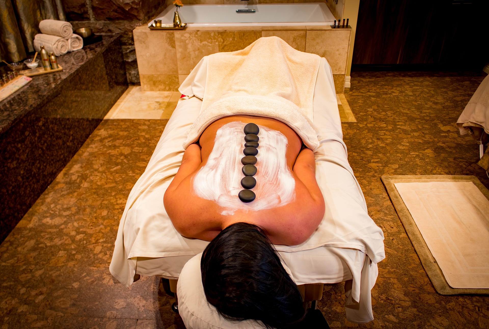 Spa session on Valentine's Day in Sun Valley